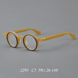 Theron Retro Round Acetate Eyeglasses Frame