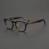 Prof Classic Square Acetate Glasses Frame
