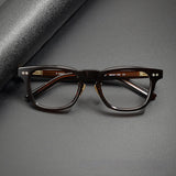 Prof Classic Square Acetate Glasses Frame