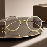 Gildo Retro Round Titanium Glasses Frame