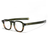 Davis Vintage Acetate Rectangle  Glasses Frame