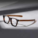 Davis Vintage Acetate Rectangle  Glasses Frame