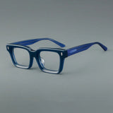 Harry Retro Rectangle Acetate Glasses Frame