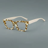 Harry Retro Rectangle Acetate Glasses Frame