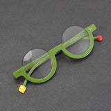 Macon Round Acetate Personalized Eyeglasses Frames