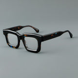 Erika Vintage Square Acetate Glasses Frame