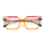 Sultan Vintage Acetate Rectangle Eyeglasses Frame
