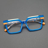 Sultan Vintage Acetate Rectangle Eyeglasses Frame