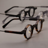 Eugene Retro Acetate Small Round Glasses Frame