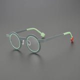 Mehta Round Titanium Glasses Frame