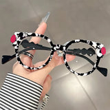 Nii Vintage Cat Eye Plastic Glasses Frame