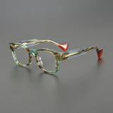 Emilio Acetate Rectangle Glasses Frame