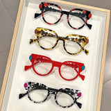 Nii Vintage Cat Eye Plastic Glasses Frame