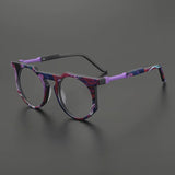 Paelor Retro Round Acetate Glasses Frame