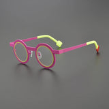 Mehta Round Titanium Glasses Frame
