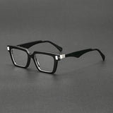 Hassan Vintage Acetate Rectangle Eyeglasses Frame
