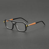 Bresson Vintage Acetate Rectangle Eyeglasses Frame