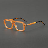 Bresson Vintage Acetate Rectangle Eyeglasses Frame