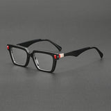 Hassan Vintage Acetate Rectangle Eyeglasses Frame