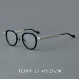 Noel Round Unisex Ultra-Light Titanium Glasses Frame