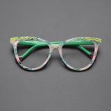 Lynn Acetate Cat Eye Glasses Frame