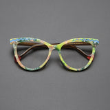 Lynn Acetate Cat Eye Glasses Frame