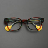 Emilio Acetate Rectangle Glasses Frame