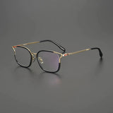 Jordi Vintage Acetate Titanium Eyeglasses Frame