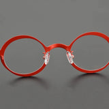 Josiah Vintage Two-color Titanium Round Glasses Frame