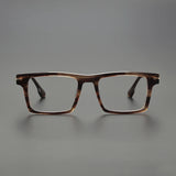 Ziad Retro Acetate Rectangular Glasses Frame