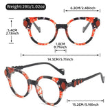 Nii Vintage Cat Eye Plastic Glasses Frame