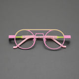 Mai Round Titanium Glasses Frame