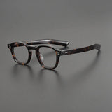 Davis Vintage Acetate Rectangle  Glasses Frame