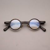 Eugene Retro Acetate Small Round Glasses Frame