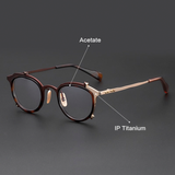 Wren Titanium Retro Hand Made Glasses Frame