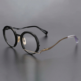 Paddy Retro Handmade Titanium  Round Glasses Frames