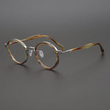 Tate Vintage Round Acetate Glasses Frame