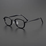Jarvis Acetate Titanium  Square Glasses Frame