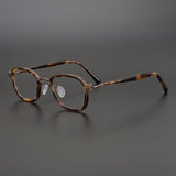 Jarvis Acetate Titanium  Square Glasses Frame