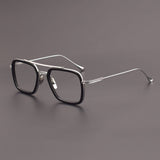 Royce Square Titanium Acetate Glasses Frame – Muhoo