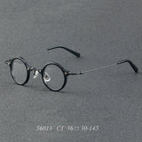 Orita Small Punk Round Glasses Frame