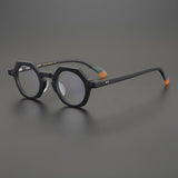 Kaberi Retro Round Acetate Eyeglasses Frame