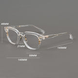 Lionel Vintage Square Acetate Eyeglasses Frame